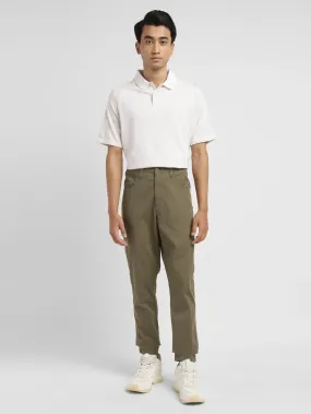 Men's Olive Regular Fit Joggers