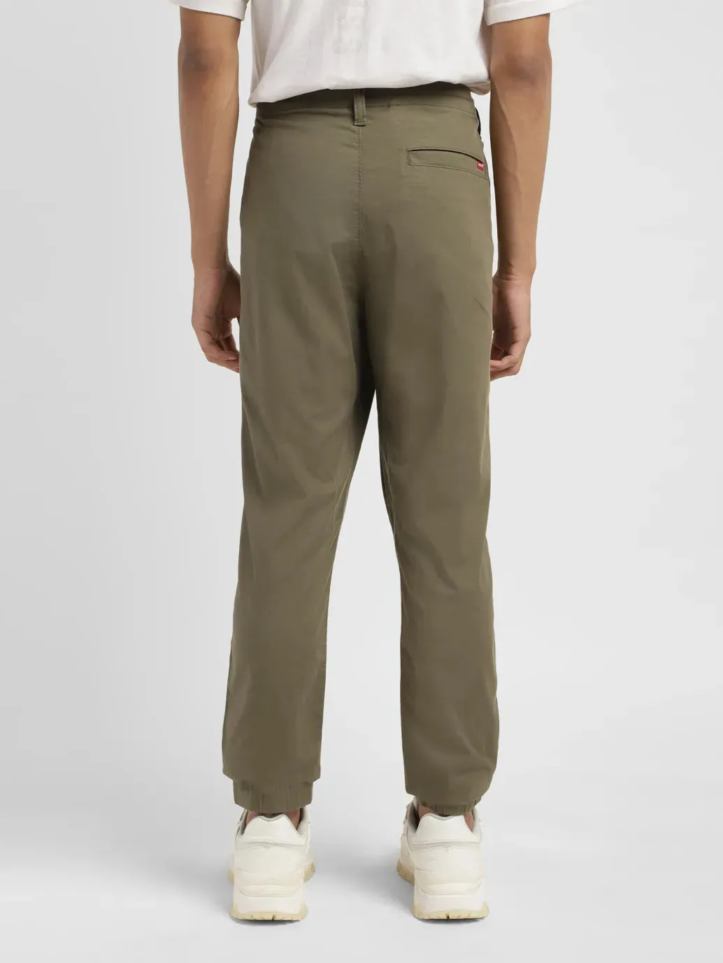 Men's Olive Regular Fit Joggers