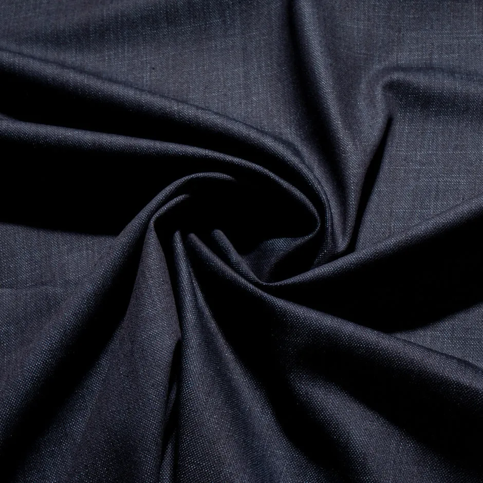 Midnight Blue Pure Cotton Denim