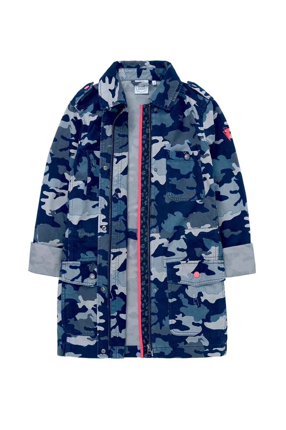 Navy Camo Utility Jacket