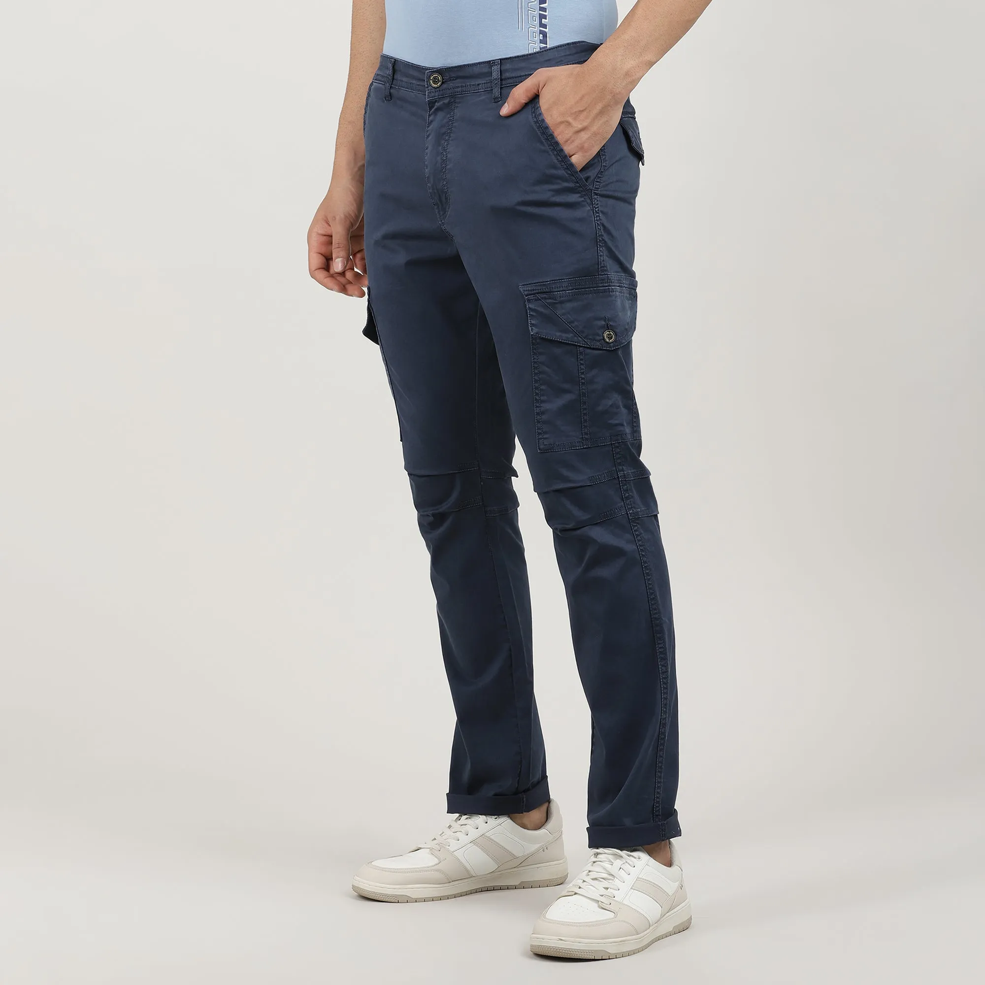 Navy - Cargo Pants - Casual Wear