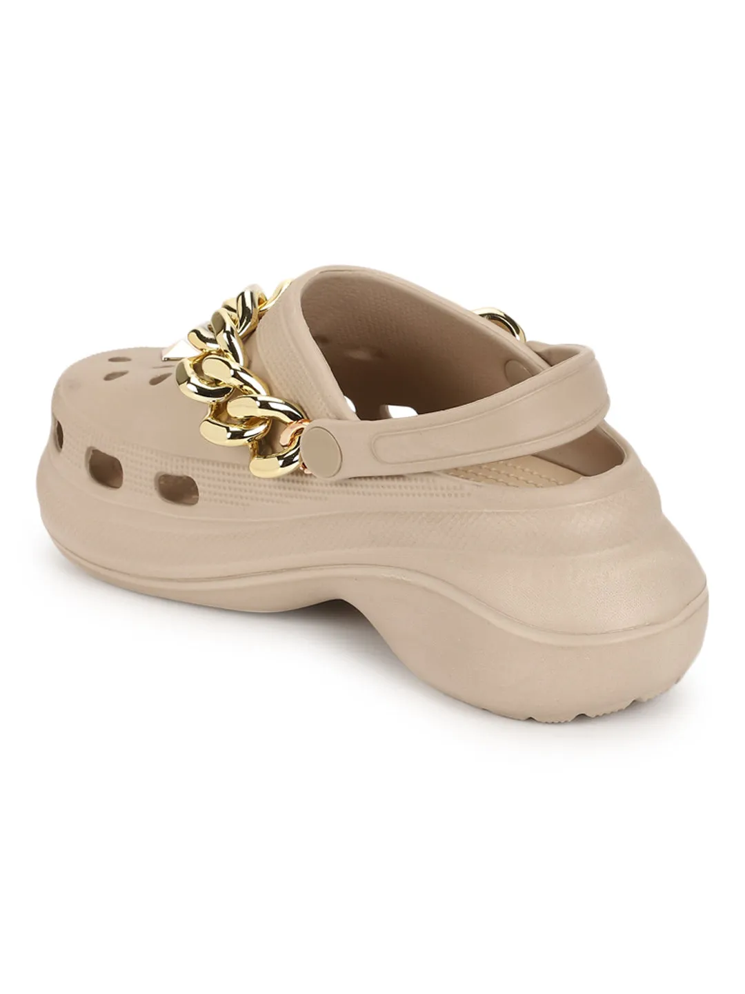 Nude PU Slip-On Croc Flats (TC-RS3481-NUD)