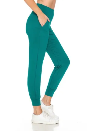 Ocean Depth Teal Active Joggers