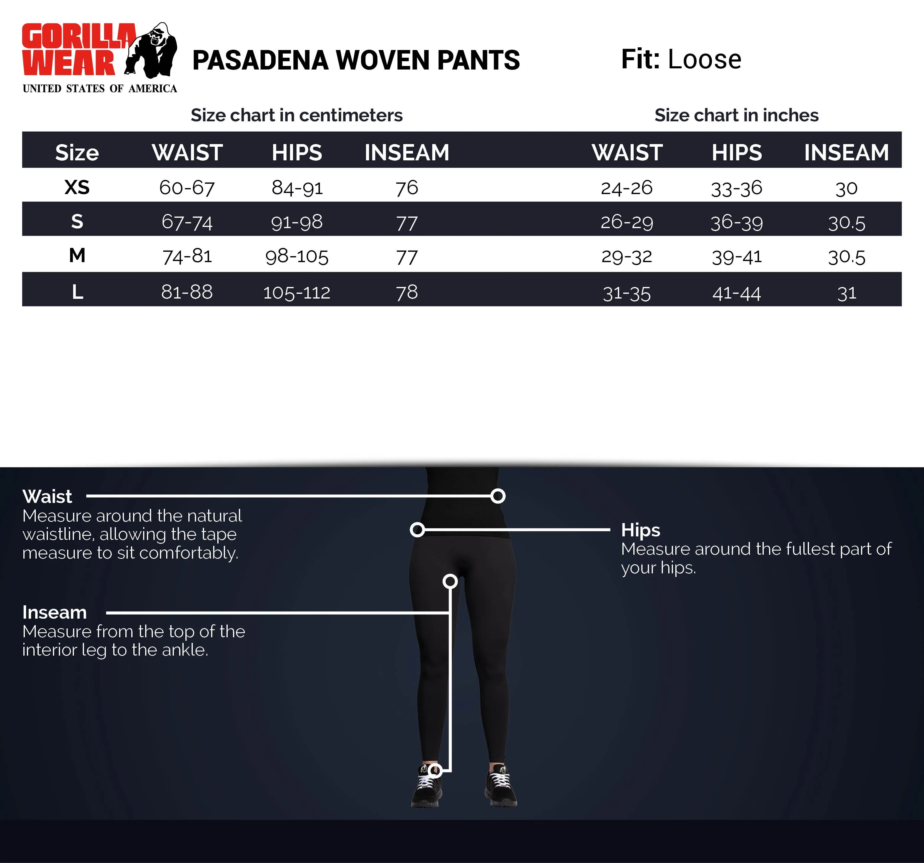 Pasadena Woven Pants - Black