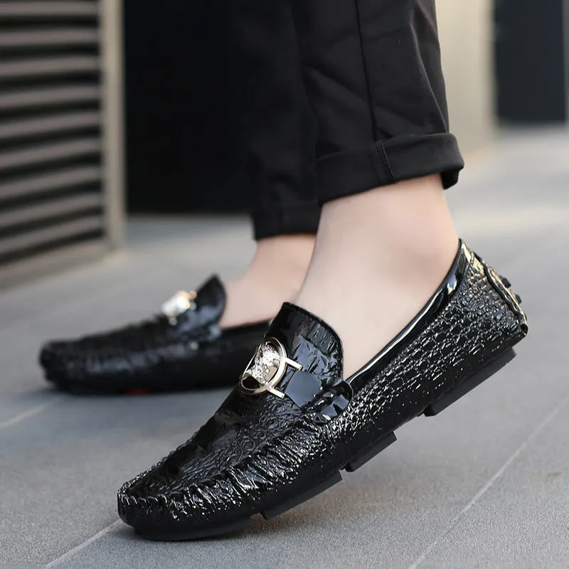 Plus Size Peas Shoes Men Velvet Casual