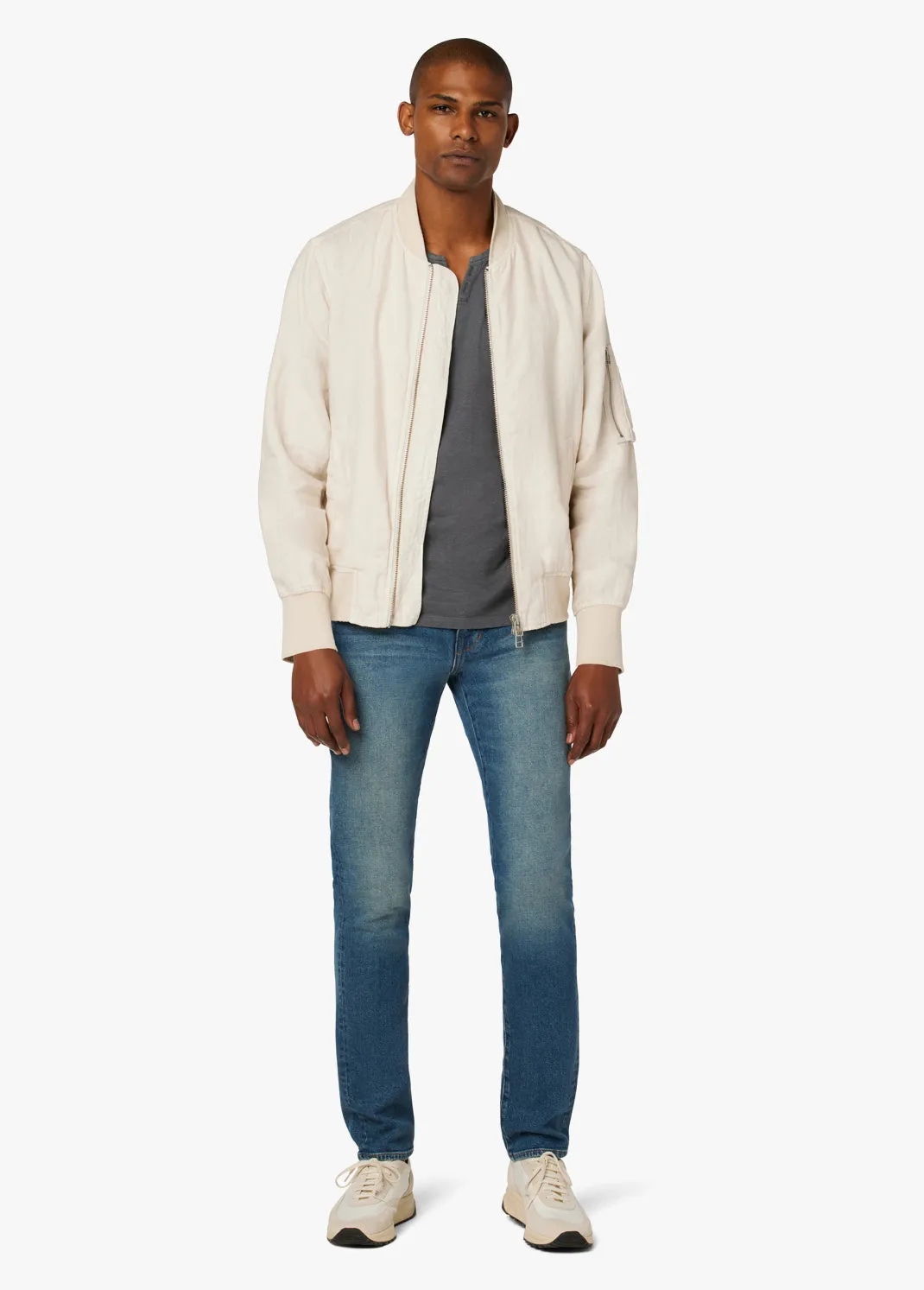 RAY LINEN BOMBER