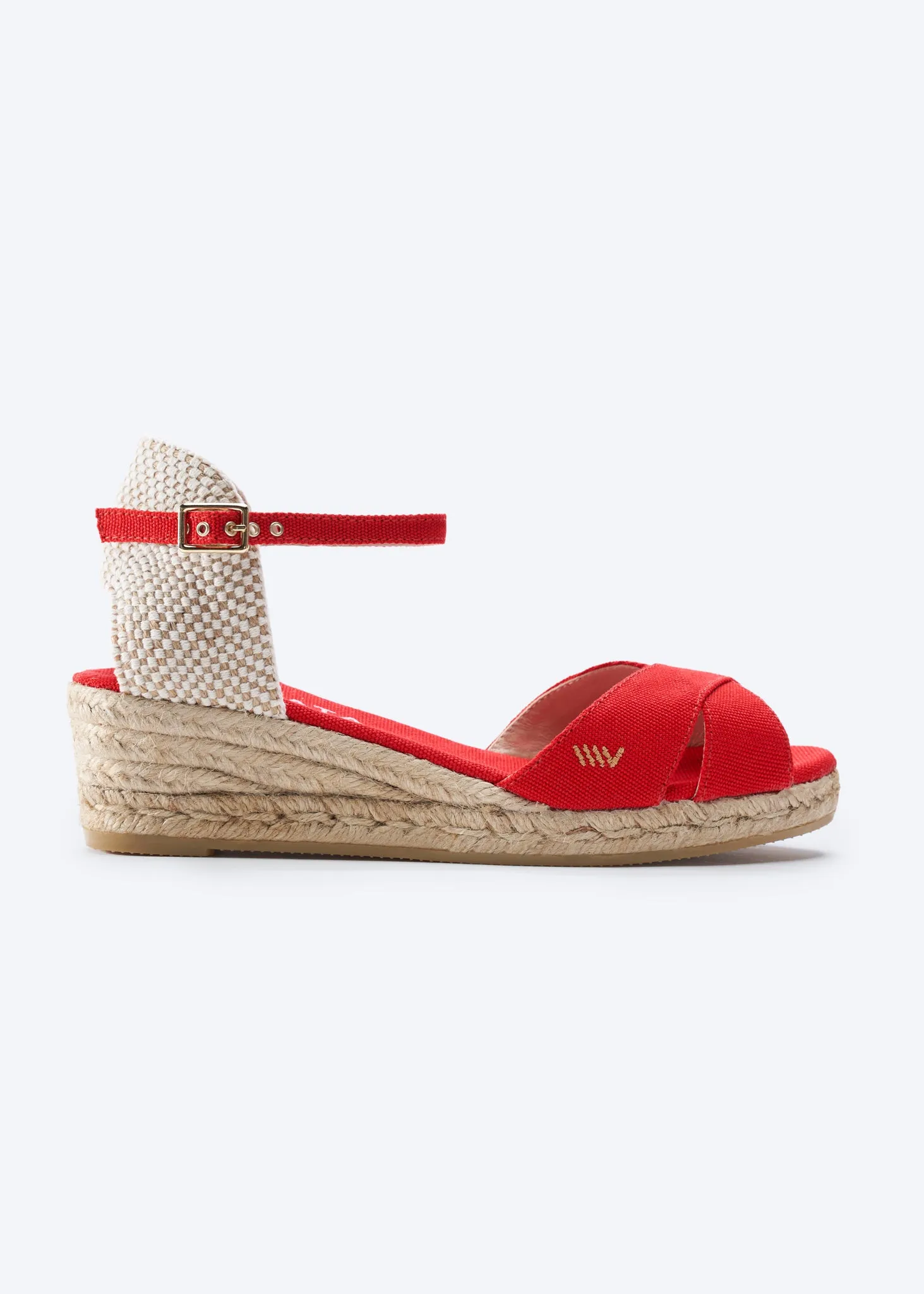 Salina Limited Edition Canvas Espadrille Sandal Wedges