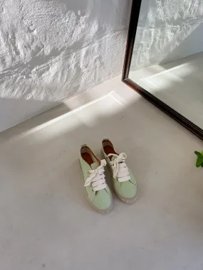 Sneaker Espadrilles Mint Green