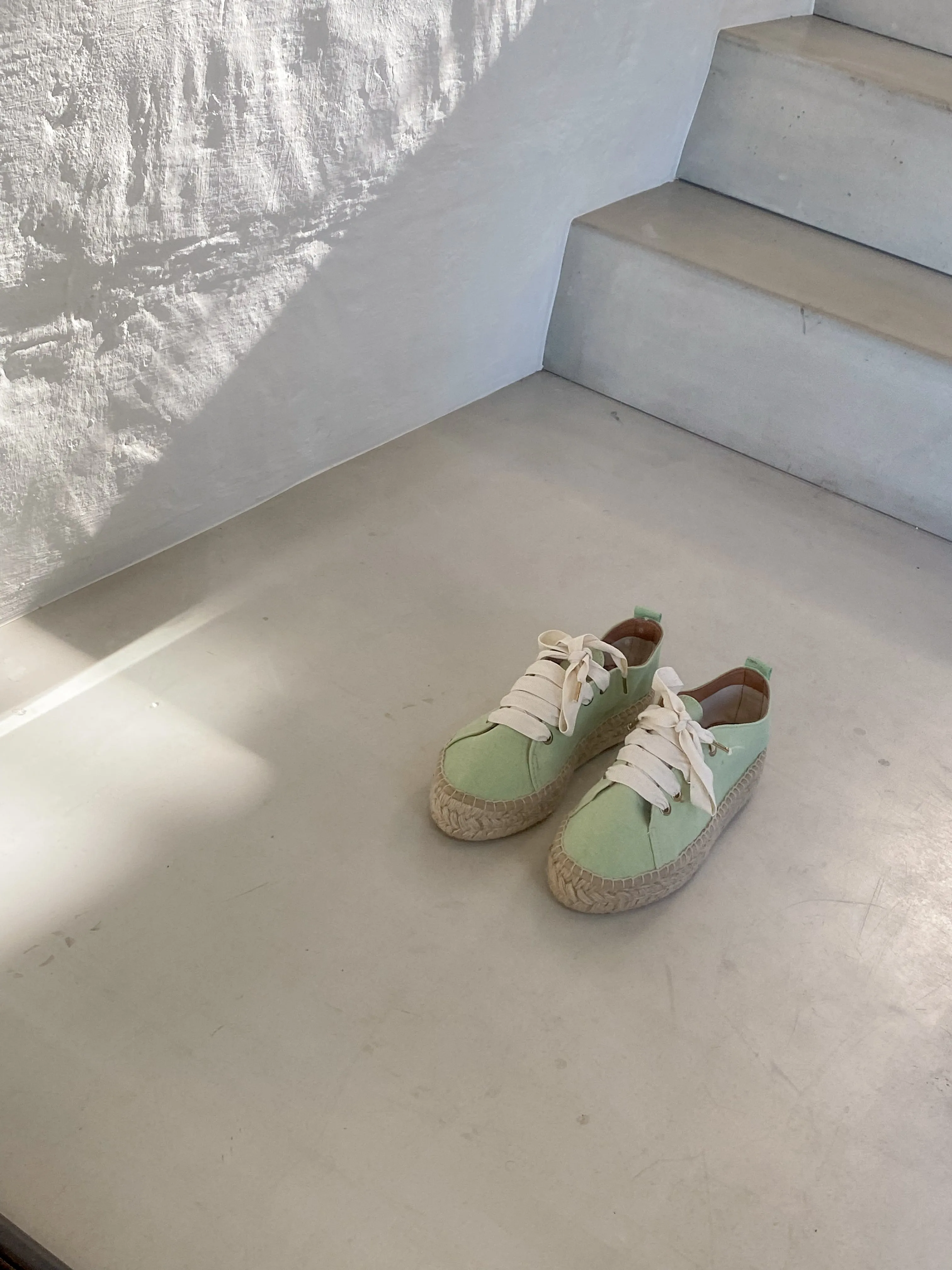 Sneaker Espadrilles Mint Green