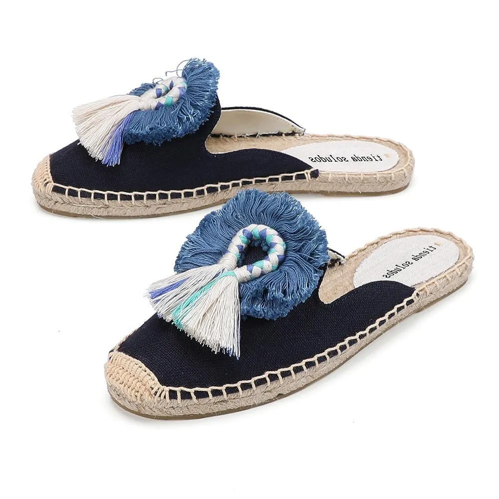 Tassel Espadrilles Mules