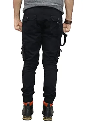 Urban Legends Men's Regular Fit Cargo Pants (Black,34)