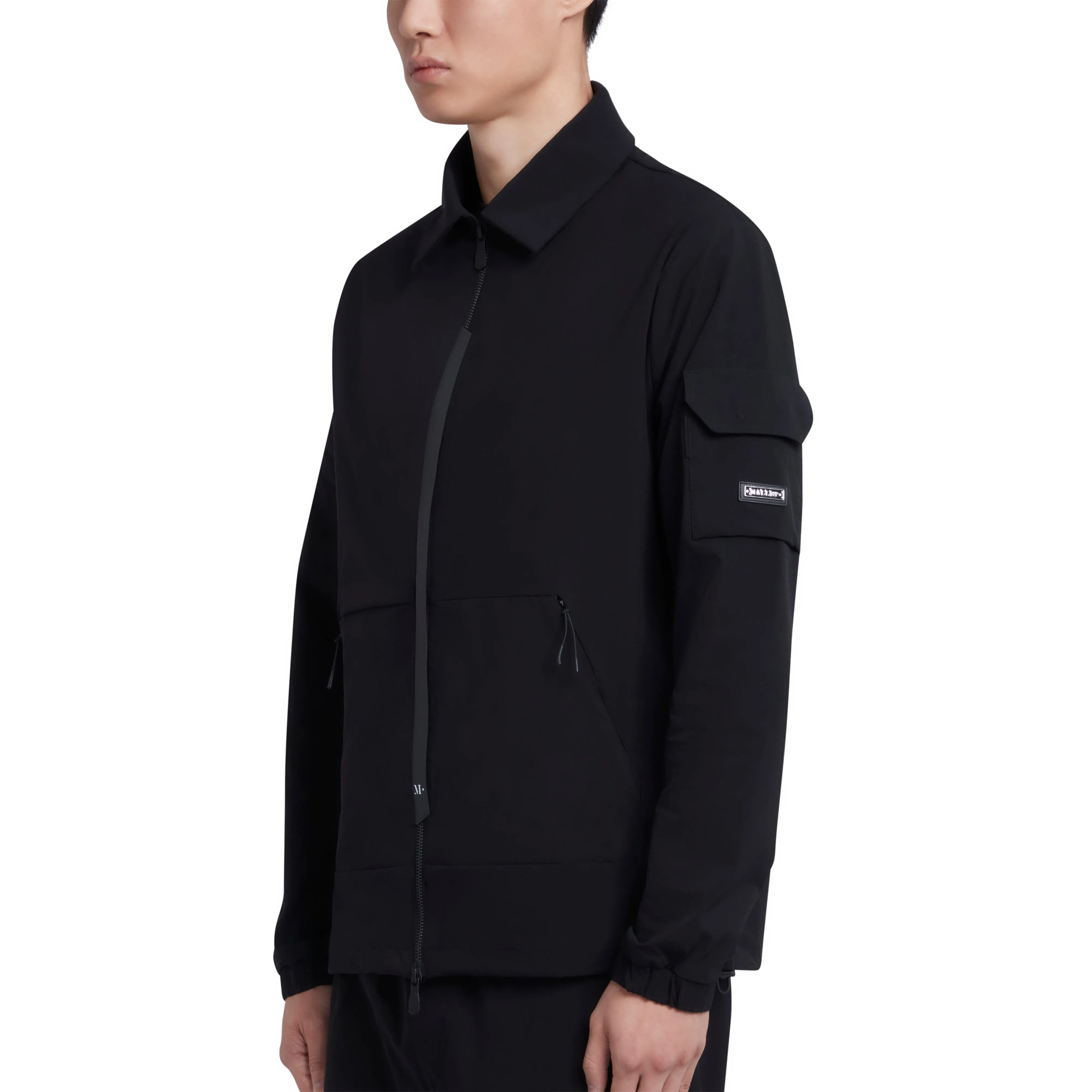 Utility Ripstop Overshirt Black