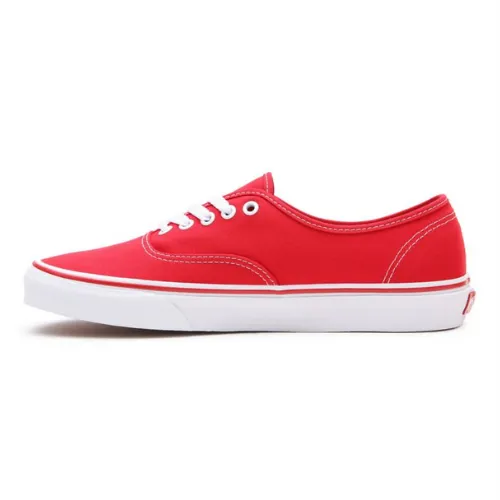 Vans Authentic VN000EE3RED Unisex Adults Red/White Canvas Skateboard Shoes C2040