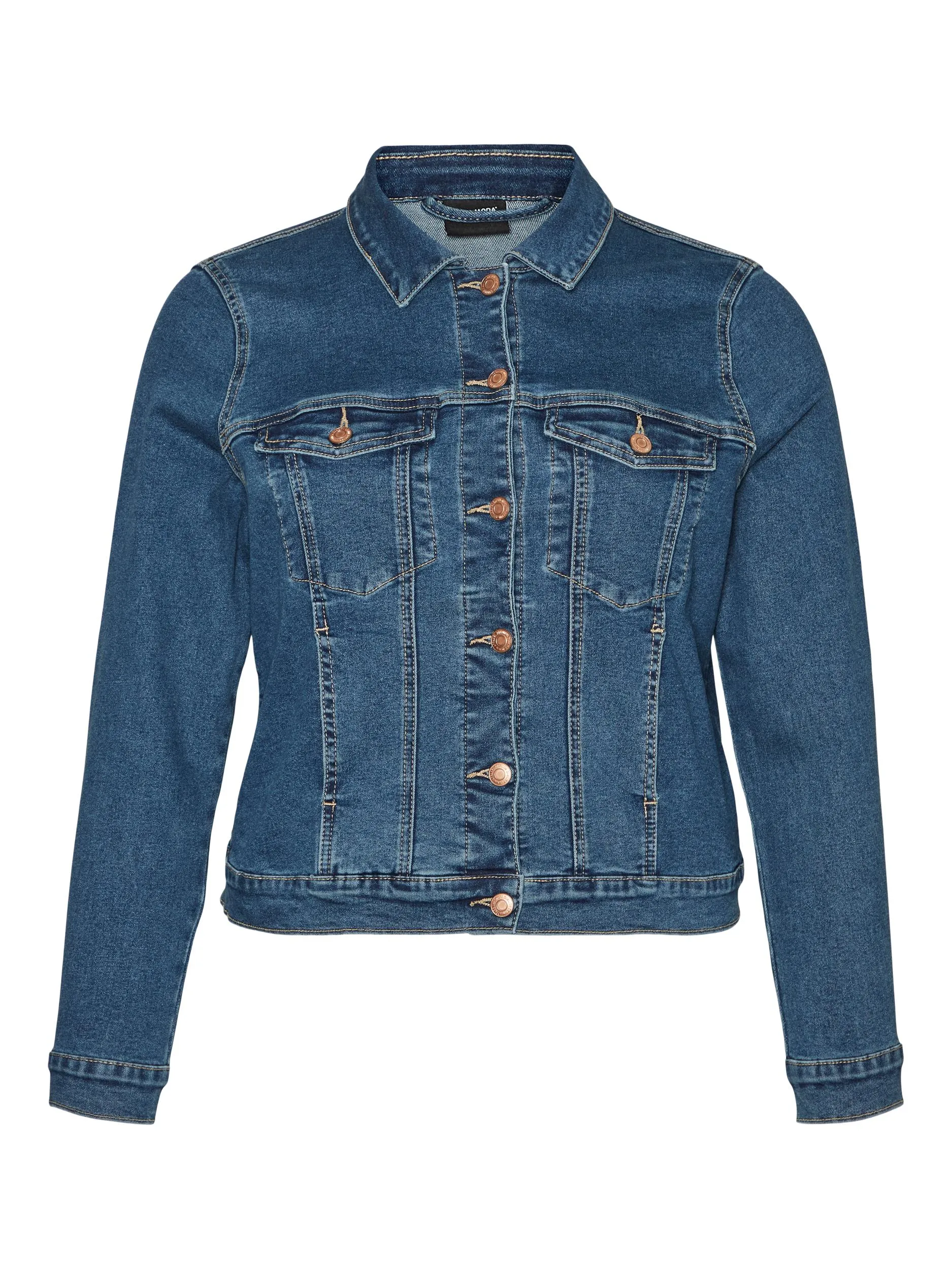 Vero Moda Curve Denim Blue Jacket