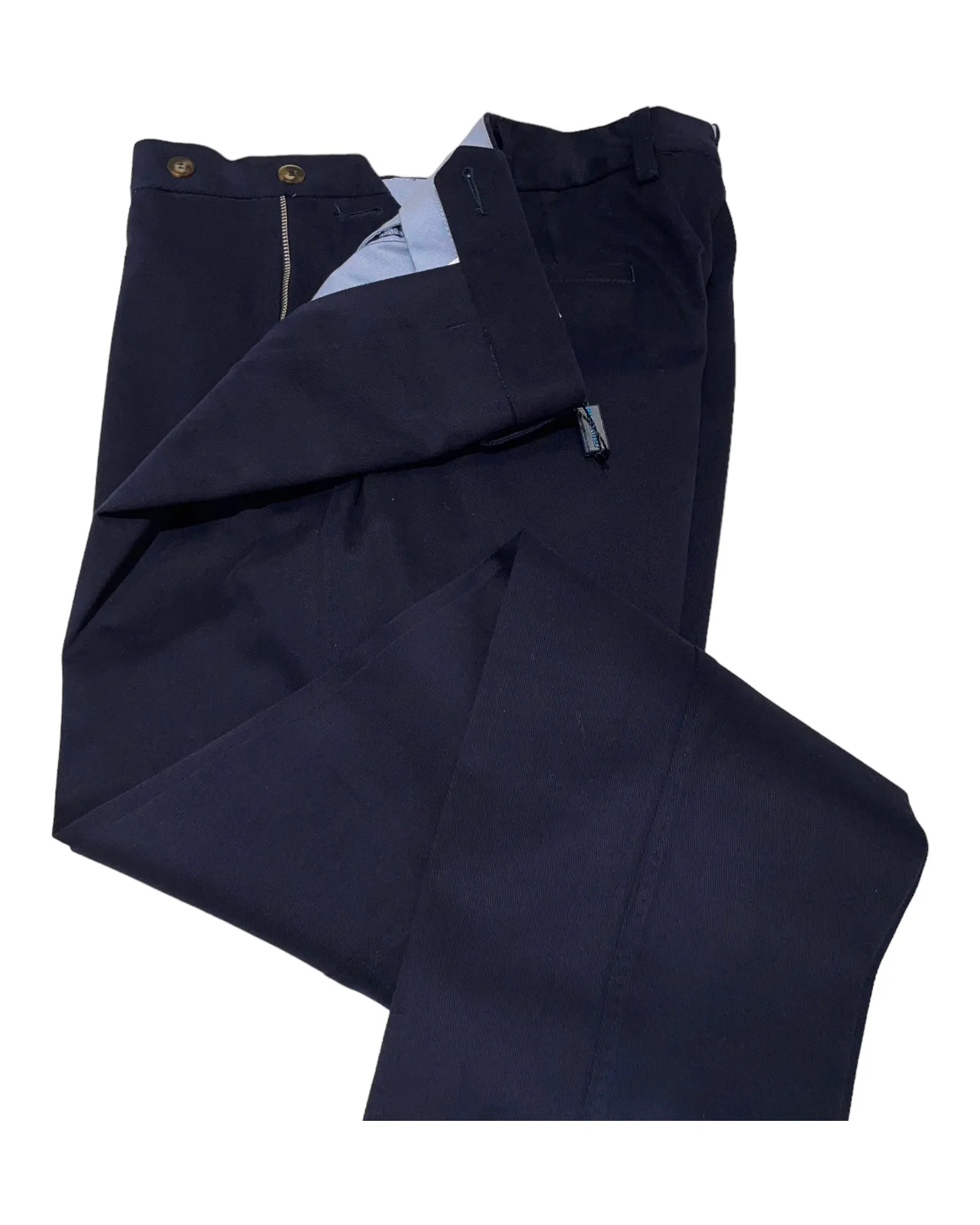 Winter Stretch Cotton Chino Pants - Navy