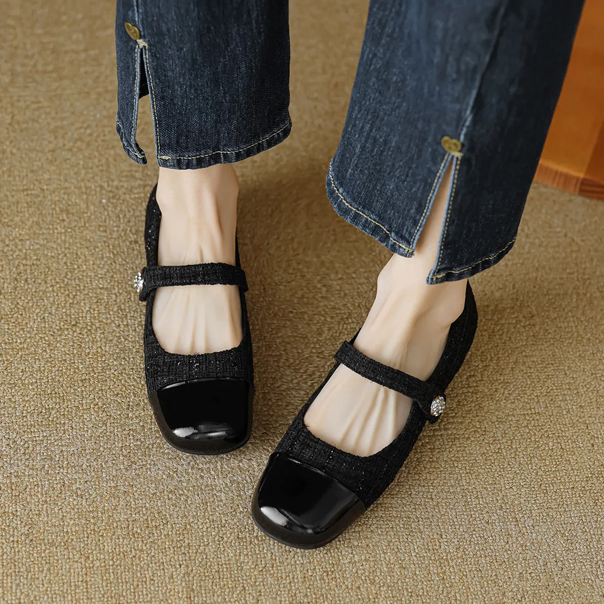 Women Minimalist Soft Flat Mary Jane Shoes