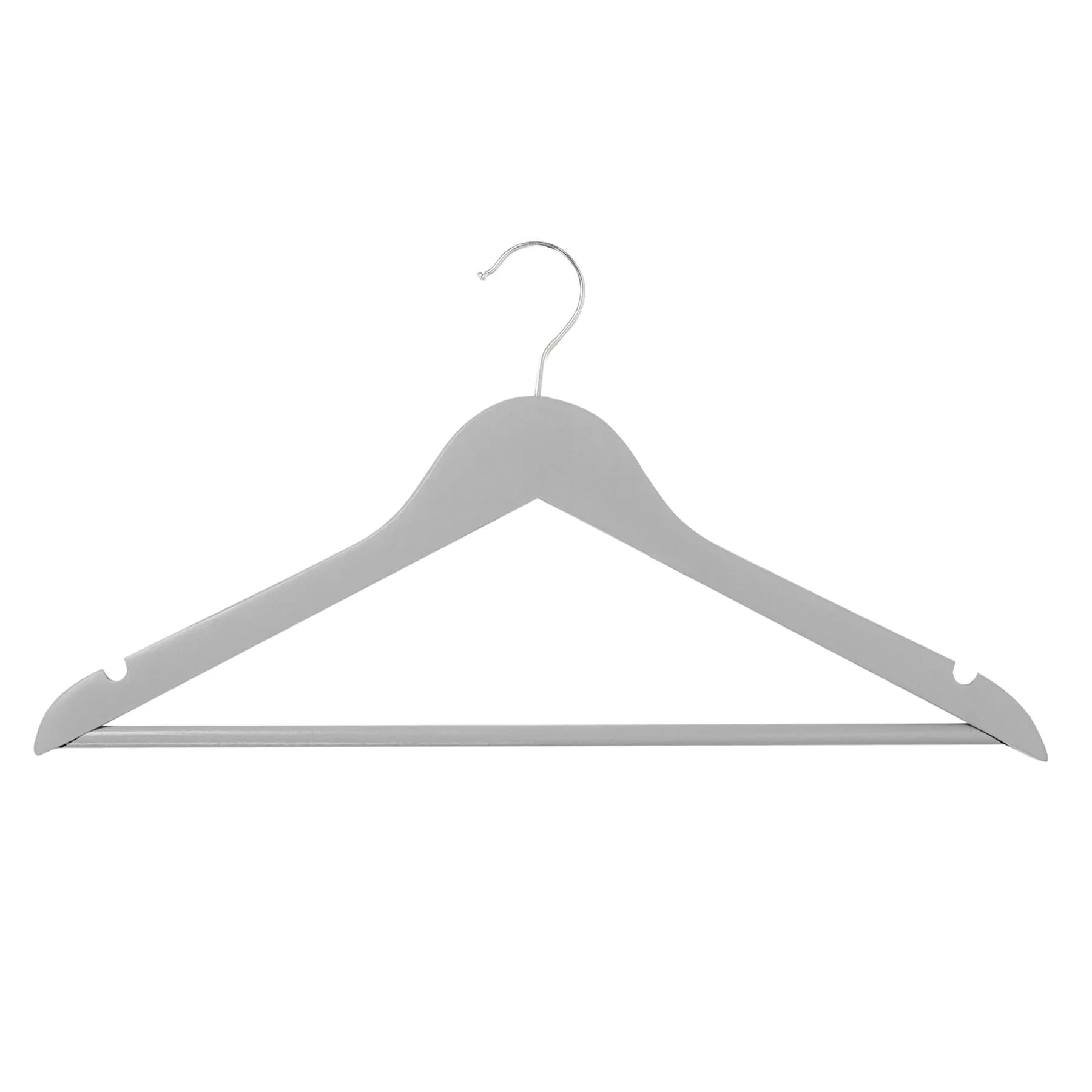 Wooden Coat Hangers - Pack of 10 - By Harbour Housewares